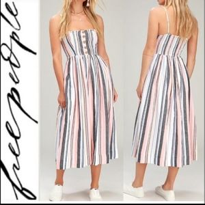 Free People NWT Lilah Pleated Tube Dress